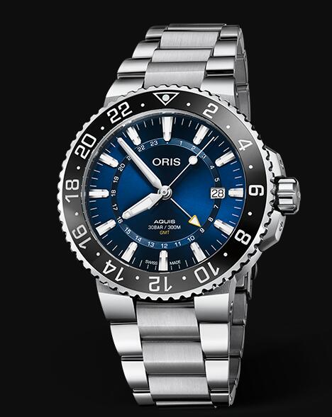 Oris Aquis Gmt Date 43.5mm 01 798 7754 4135-07 8 24 05PEB Replica Watch